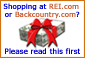 Shopping at REI.com or BackCountry.com?
